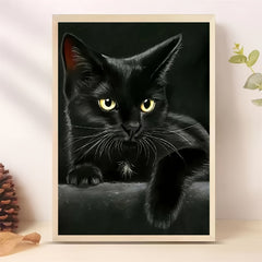 DIY Cat Diamond Painting Set 30x40cm Frameless