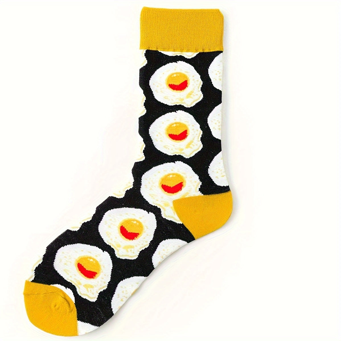 5 Pairs Men's Cartoon Crew Socks All Seasons