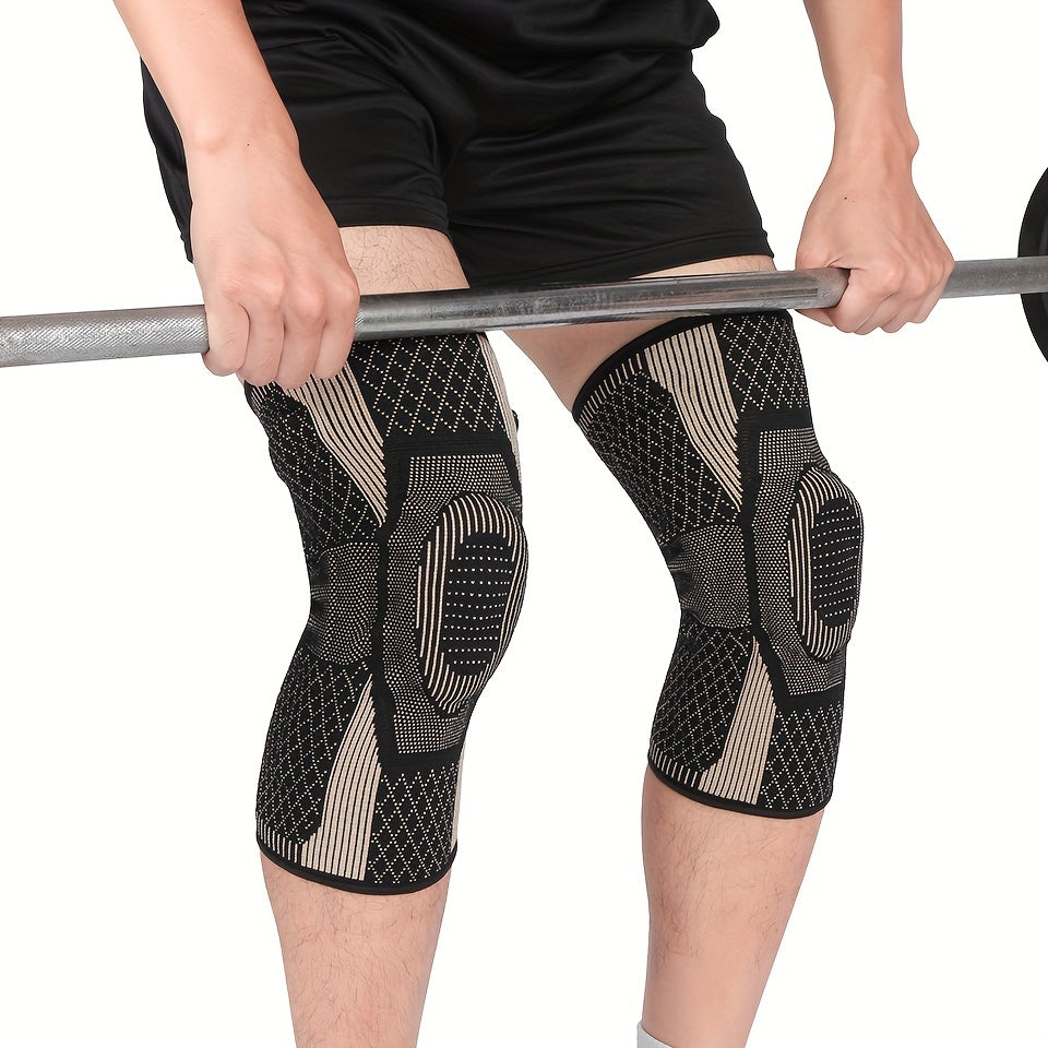 Copper Ionic Silicone Patella Protector Knee Pad for Outdoor Sports
