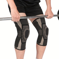 Copper Ionic Silicone Patella Protector Knee Pad for Outdoor Sports