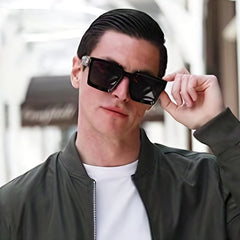 Men's Square Retro Punk Rock Hip Hop Sunglasses