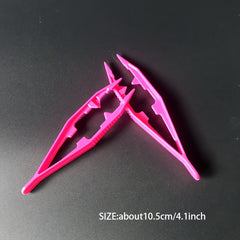 5pcs Plastic Tweezers for DIY Home Projects