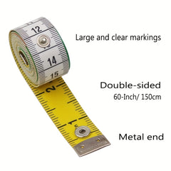 152 Tape Measure Sewing Tailor Mini Soft Flat Ruler Sewing Tape Measure