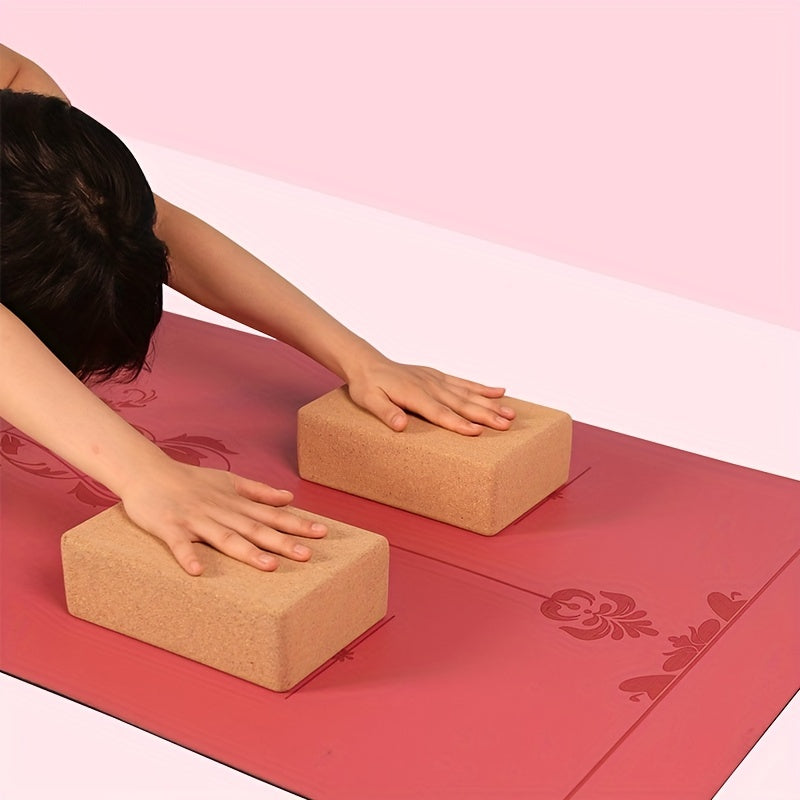 Eco Friendly Cork Yoga Block Deodorant Non Slip Wooden Brick