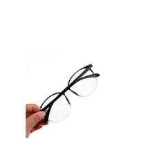 Anti Blue Light Glasses Large Round Frame Phone Computer Glasses with Case
