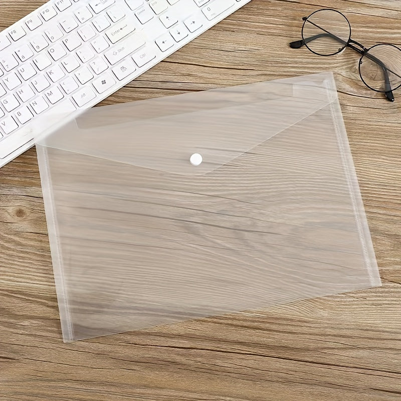 5pcs Plastic Office File Document Bags