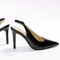 Women's Stiletto Heels Pointed Toe Buckle Strap Pumps