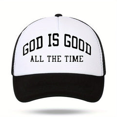 Unisex Sunshade Baseball Cap w/ Letter Embroidery, Adjustab...