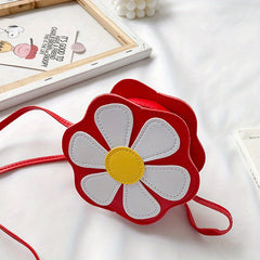 Girl's Candy-colored Small Bag Flower-shaped Princess Diagonal Bag