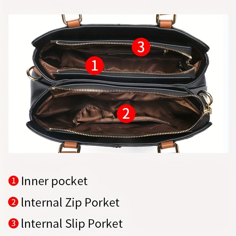 Vintage Embossed Leather Crossbody Bag for Women