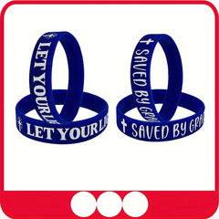 Colorful Inspirational Silicone Bracelet Wrist Band