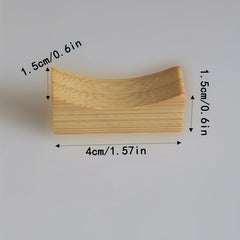 5pcs Wooden Chopsticks Holder Stand Japanese Vintage Chopstick Rest