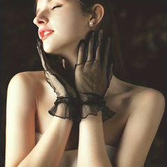 Lace Short Gloves Wedding Party Women's Accessories