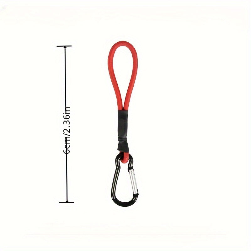 4pcs Elastic Rope With Hook Portable Elastic Rope Buckle Camping Tent Accessorie