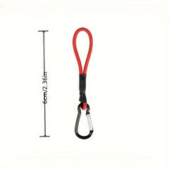 4pcs Elastic Rope With Hook Portable Elastic Rope Buckle Camping Tent Accessorie