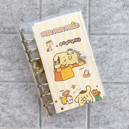 Kuromi A6 Notebook Spiral Bound Pastel Cover