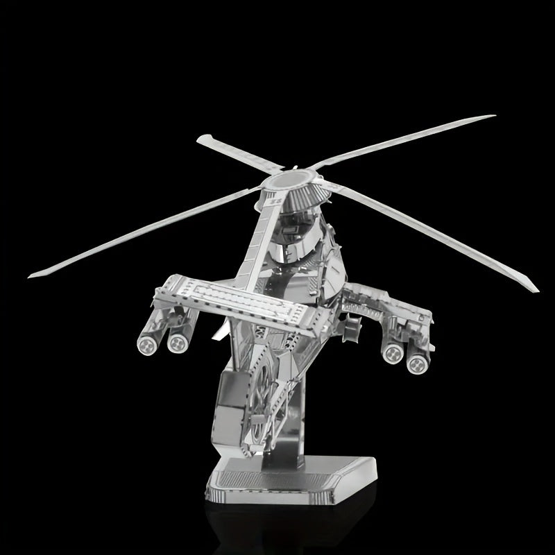 RAH66 3D Metal Stereo Puzzle Model Toy Helicopter Models For Kids
