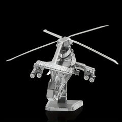 RAH66 3D Metal Stereo Puzzle Model Toy Helicopter Models For Kids