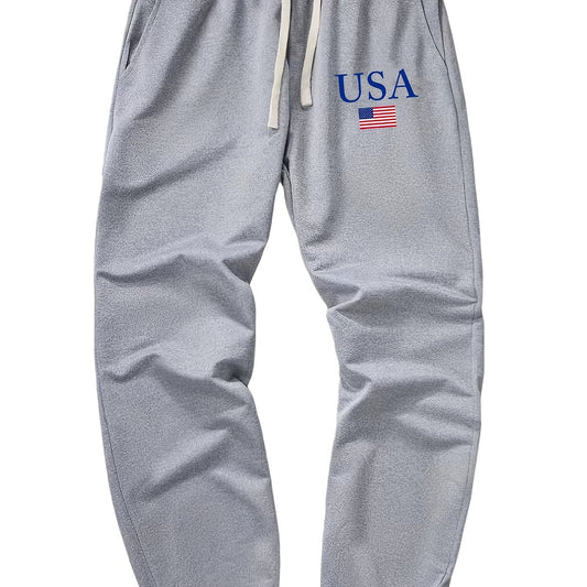 Drawstring Sweatpants Loose Fit Pants Men's Casual Joggers Spring Autumn