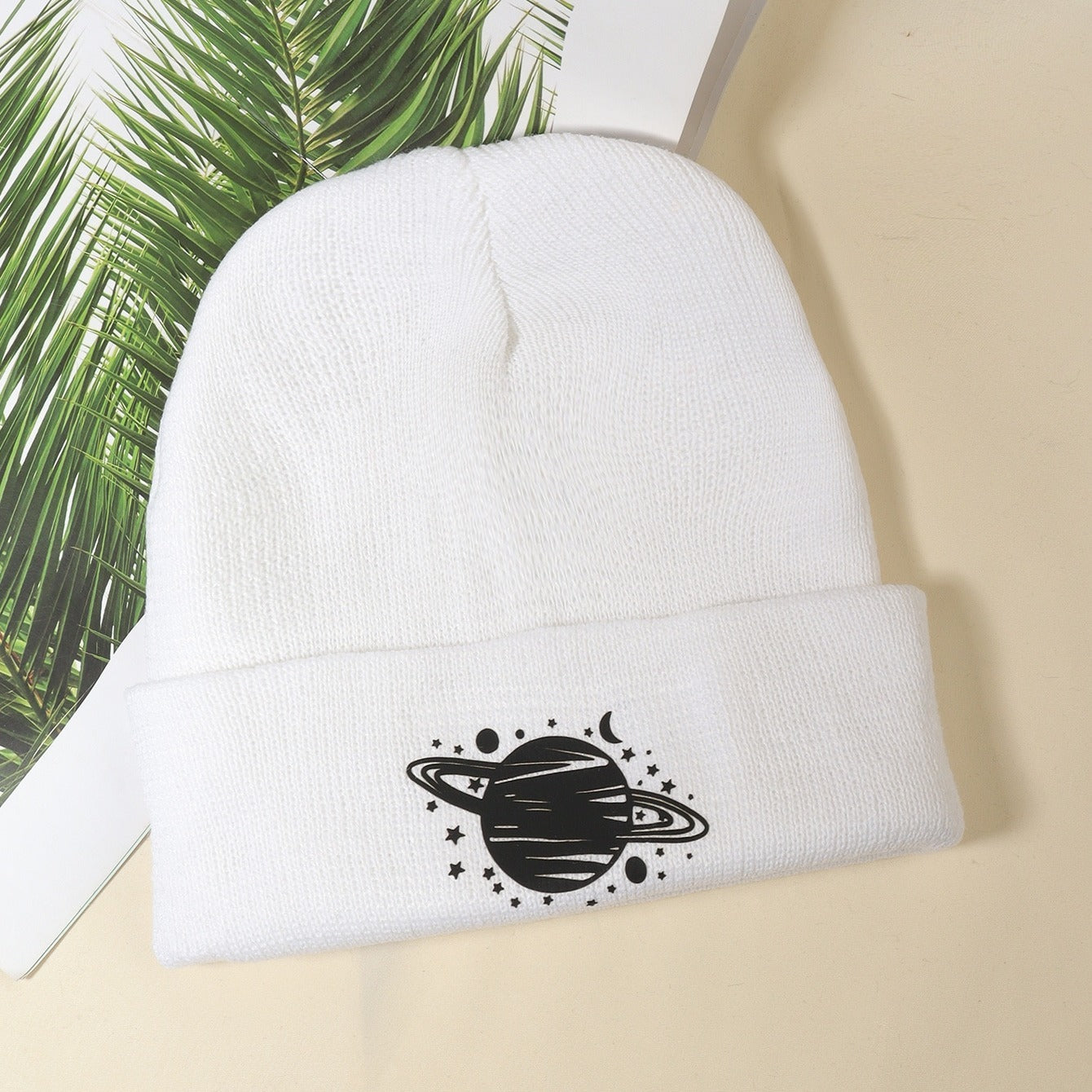 Planet Dots Knit Casual Beanie