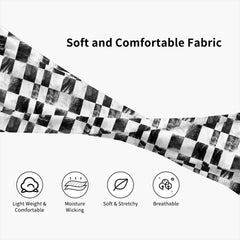 Signature Check Plaid Breathable Headband for Sport & Casual Outfits
