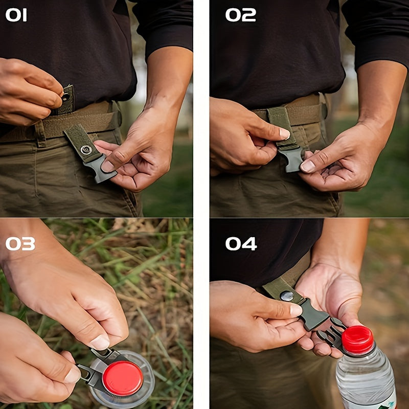 Outdoor Climbing Portable Bottle Carabiner Drink Holder