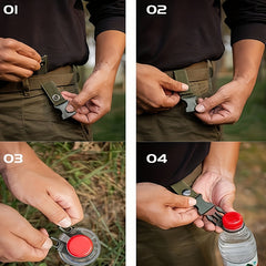 Outdoor Climbing Portable Bottle Carabiner Drink Holder