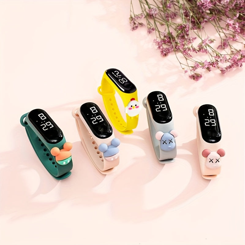 Kids LED Waterproof Sports Doll Bracelet Watch