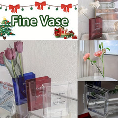 Stylish Book Vase for Modern Decor