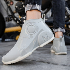Men's Waterproof Rain Boots for Outdoor Work Fishing Spring Summer