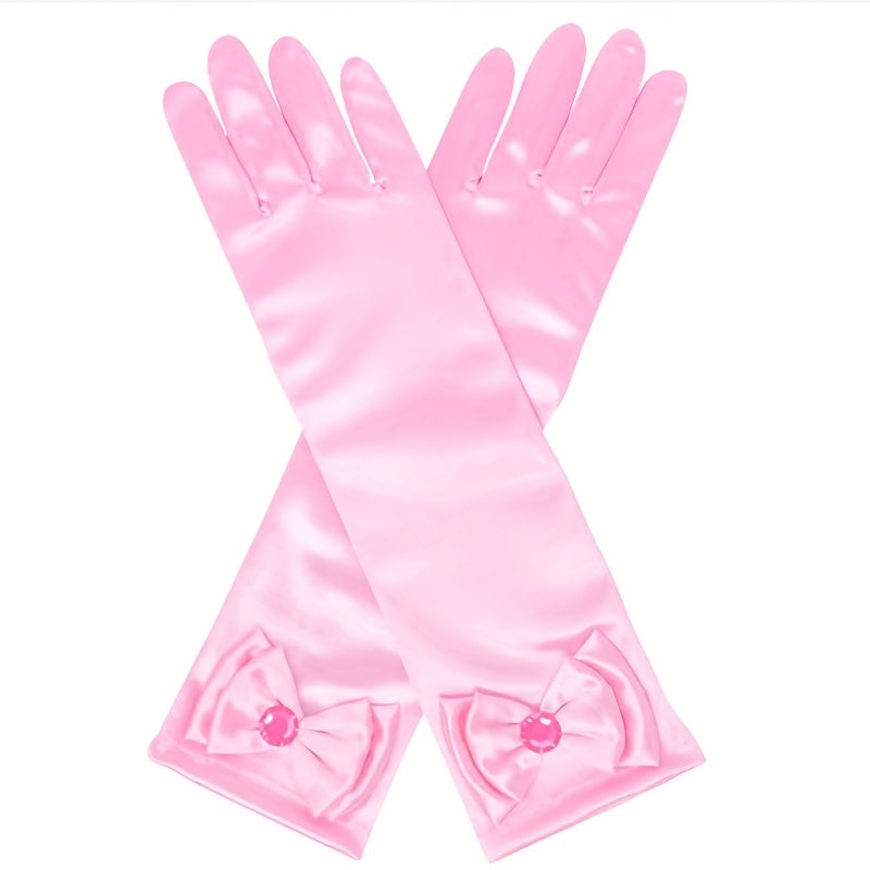 Girls Cosplay Princess Bowknot Gloves