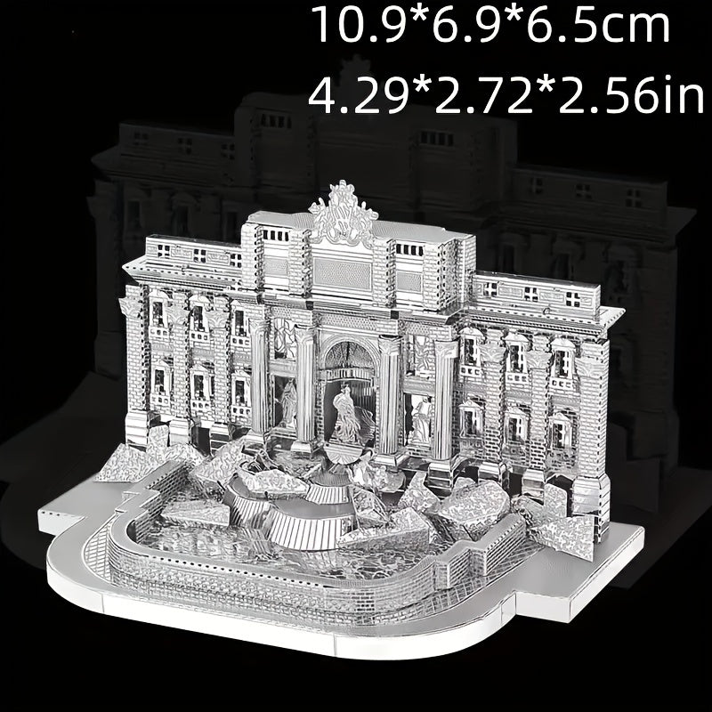 Roman Wishing Pool 3D Puzzle Stainless Steel Model