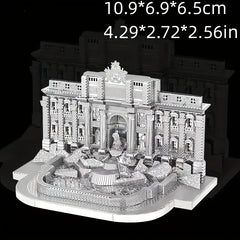 Roman Wishing Pool 3D Puzzle Stainless Steel Model
