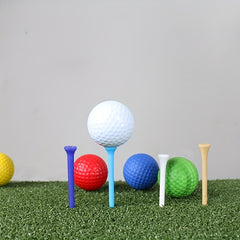 20 pcs Eco Friendly Wooden Golf Tees Assorted Colors Training Course Supplies
