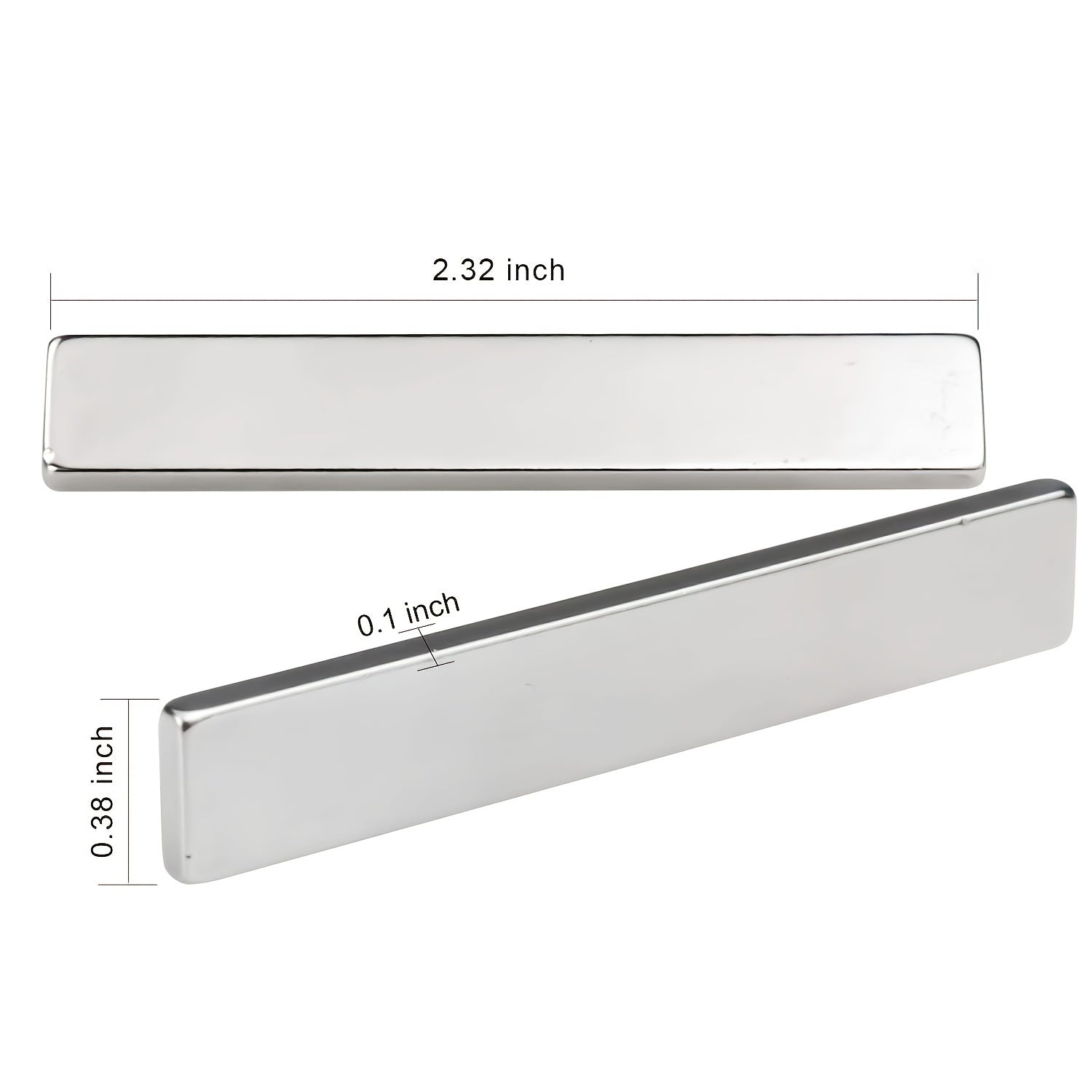 6pcs Neodymium Bar Magnets 60 X 10 X 3 Mm