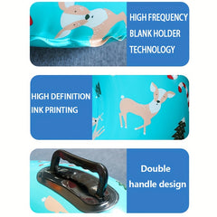 Waterproof Thickened PVC Winter Snow Sled - Skiing Ring