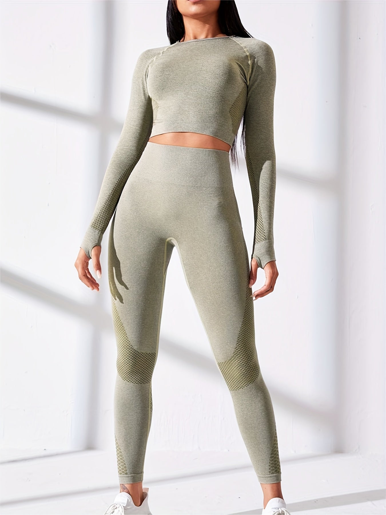 Solid Workout Sets: Stylish and Confident Look
