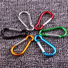 10pcs Aluminum Carabiner Outdoor Keychain Random Gourd Shape