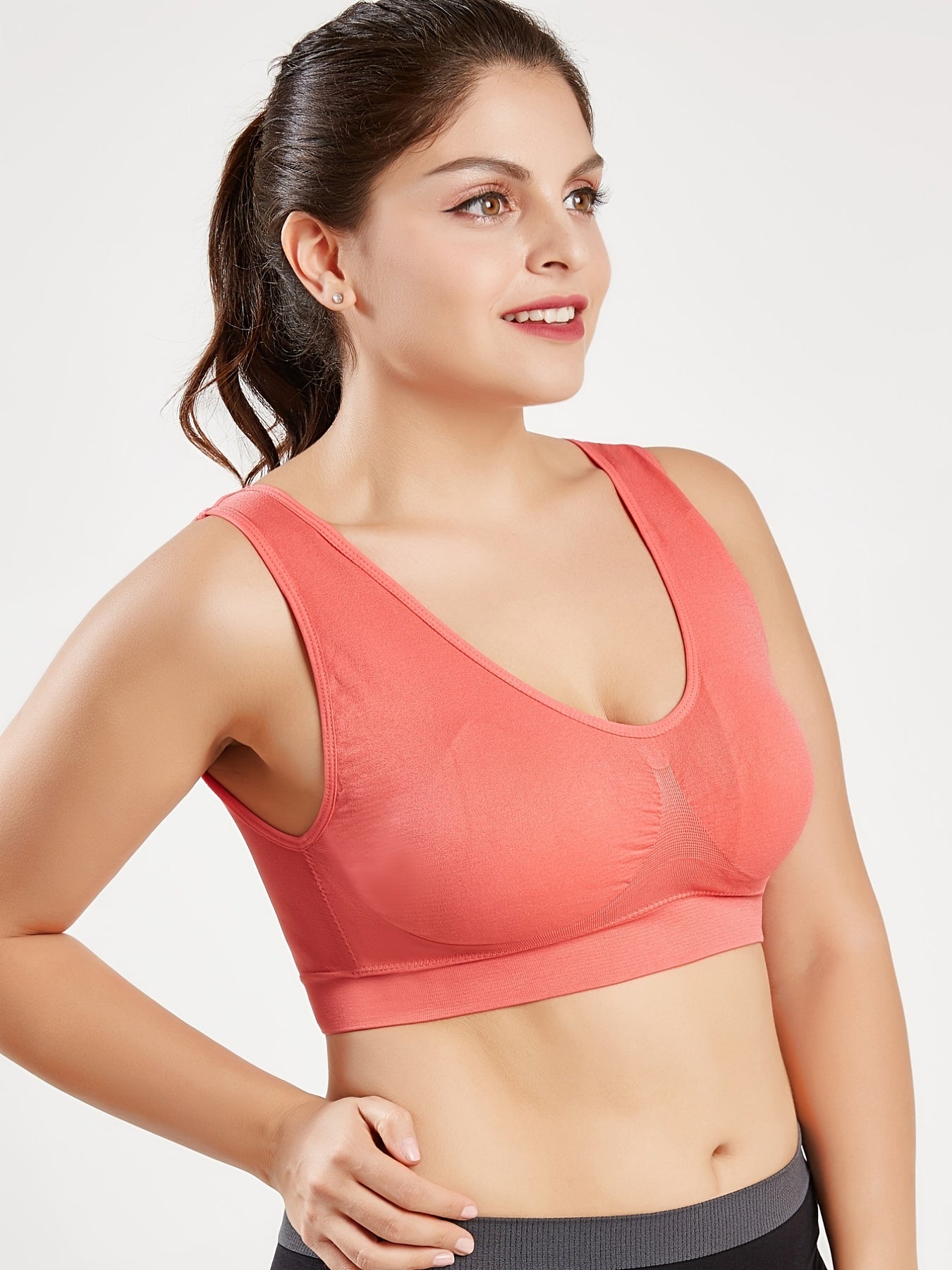 Full Coverage Push Up Breathable Bra