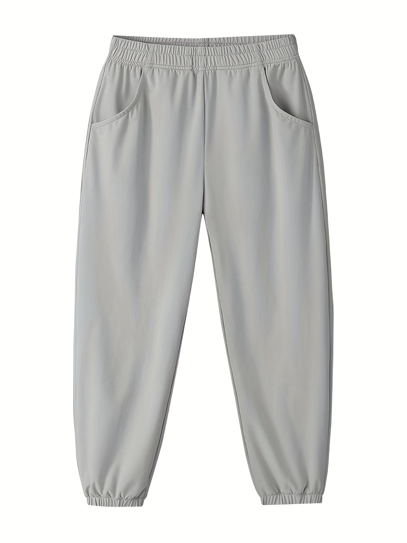 Boys Casual Ice Silk Long Pants Spring Autumn Kids Clothing