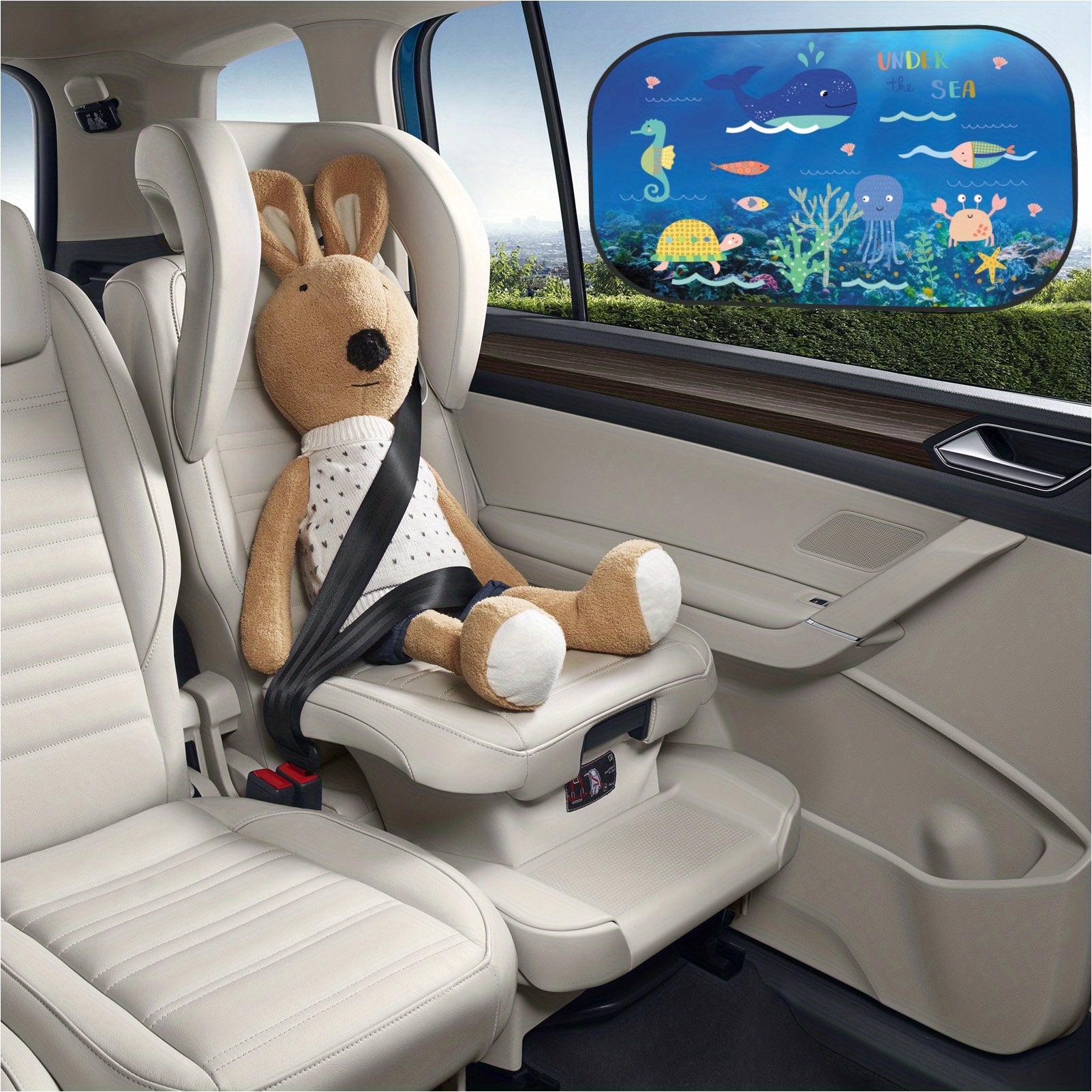 2 Pack Car Sunshade UV Protection Side Window Sun Shades