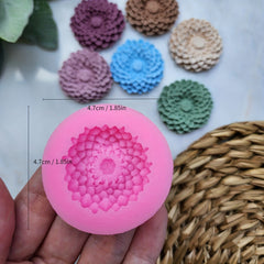 Polymer Clay Daisy Pendant Silicone Mold Earrings Making Hrisantema Flower