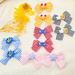 Plaid Pattern Hair Clips Hair Pin Hair Accessories For Toddler Girls Baby Girls