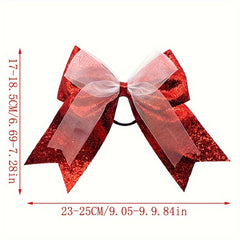 Sequins Bow Hair Band Cheerleading Headdress Hair Accessory
