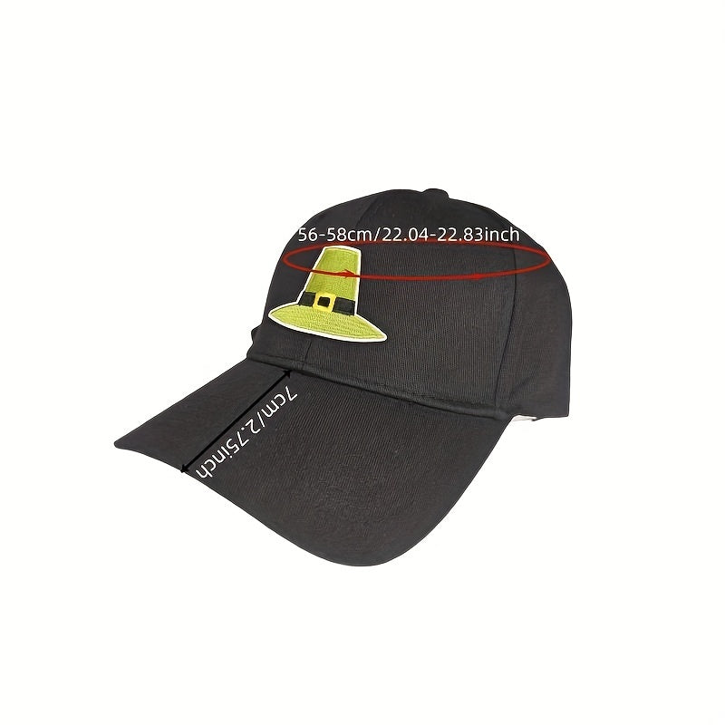Cartoon Patch Baseball Cap Casual Unisex Adjustable Sun Hat Dad Hat