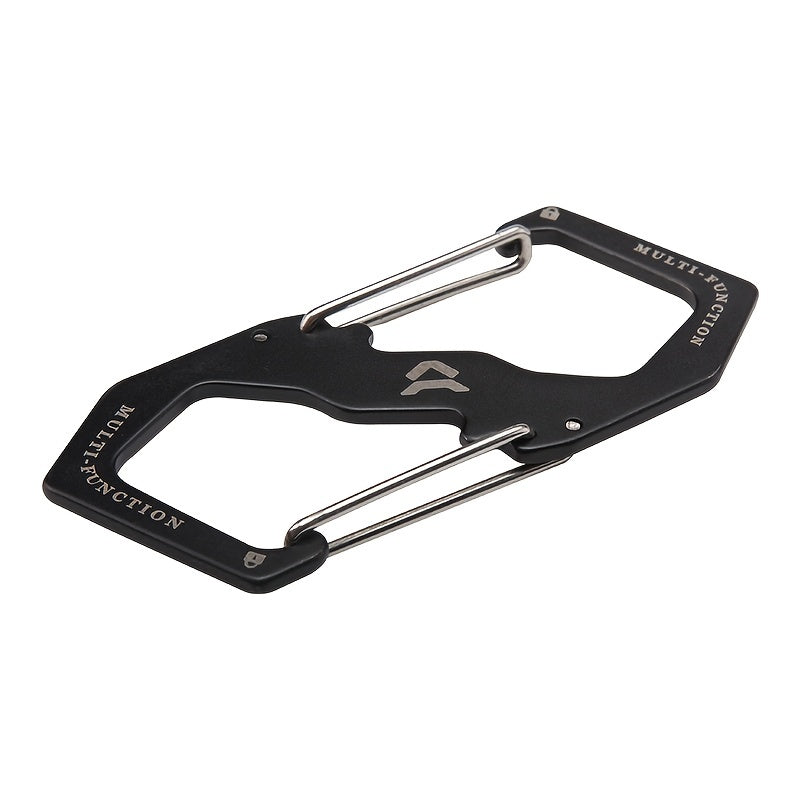 ATISEN Stainless Steel Carabiner Set Large & Medium Buckles for Climbing