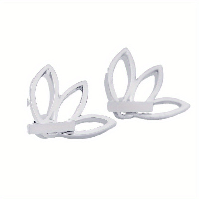 Lotus Stud Earrings Creative Jewelry Gift For Girls