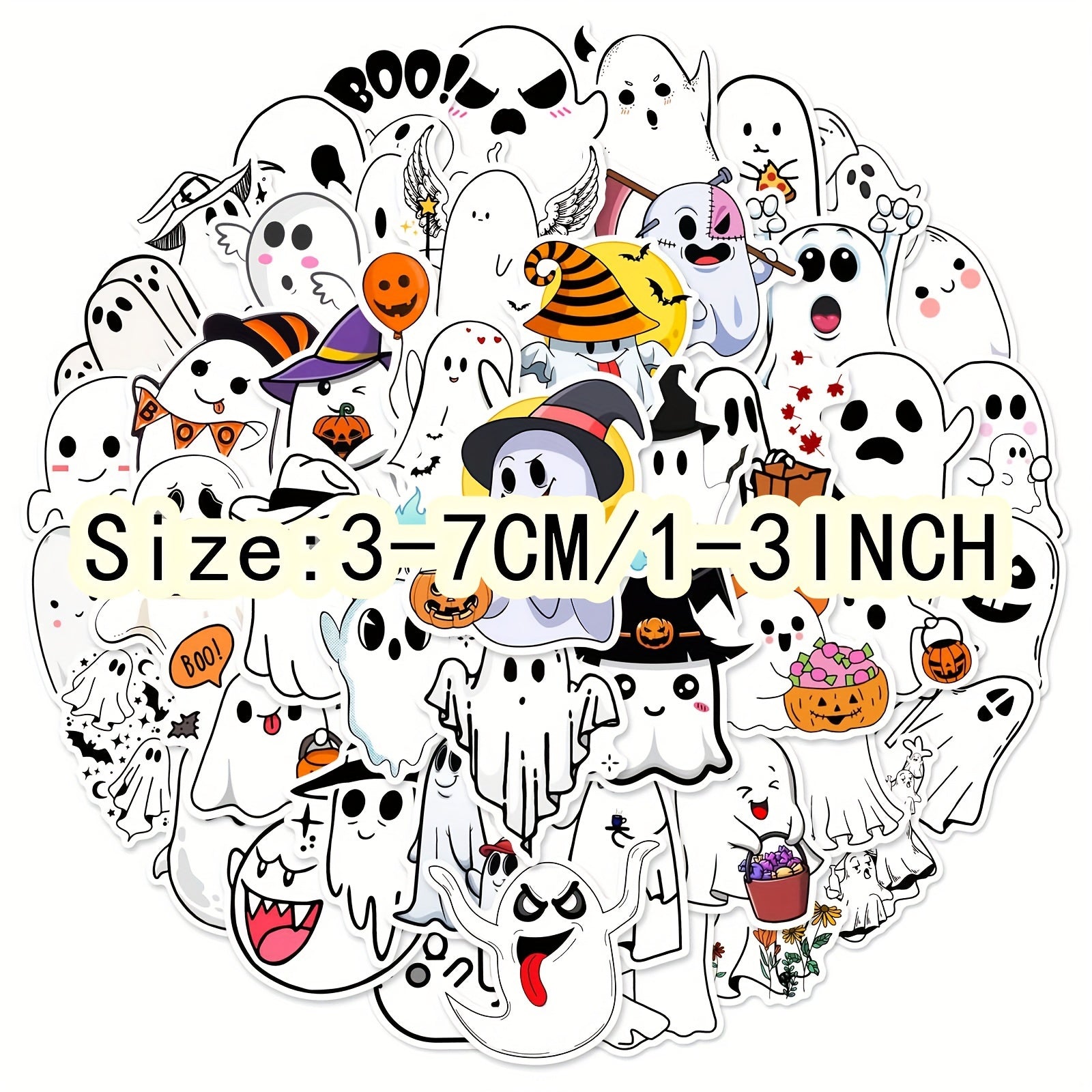 50pcs Specter Graffiti Stickers Waterproof Decoration DI