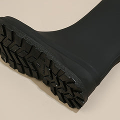 High Tube Non-slip Rain Boots Women's Rubber Water Shoes