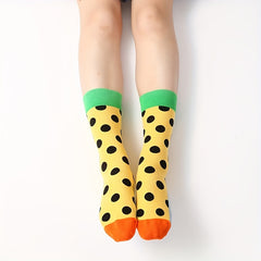Graffiti Print Socks & Funny Sports Mid Tube Socks Women's Stockings